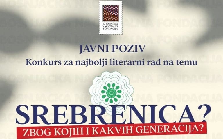 Konkurs Za Najbolji Literarni Rad Na Temu Srebrenica Zbog Kojih I